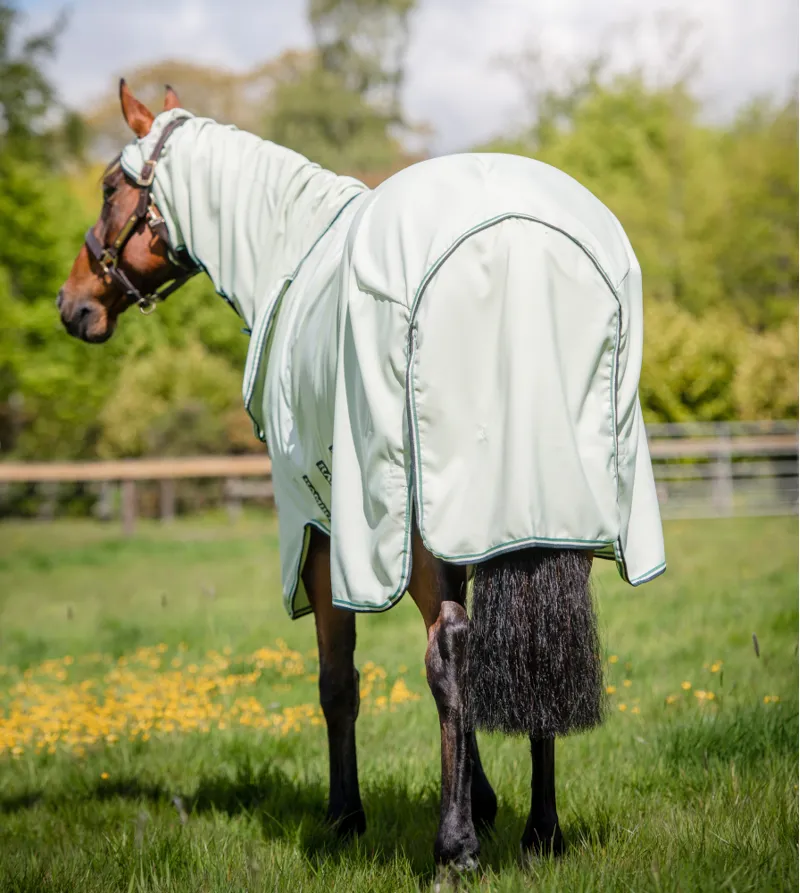 Horseware Rambo Hoody Green/Sage Beige and Green-2